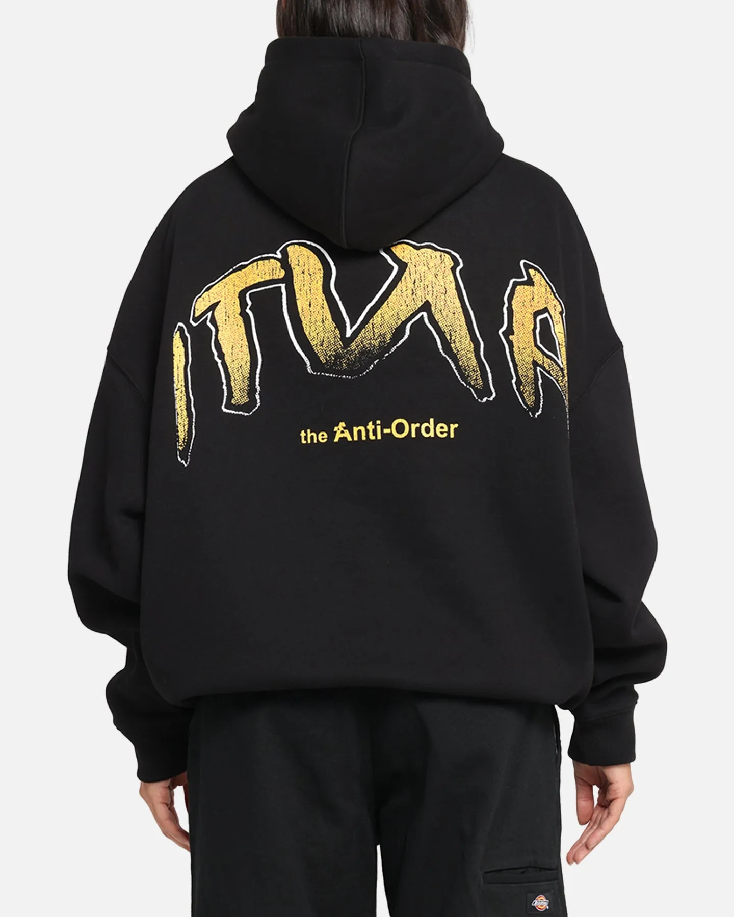 The Anti Order Anti Collegate Boxy Hoodie Black sold by Culture Kings