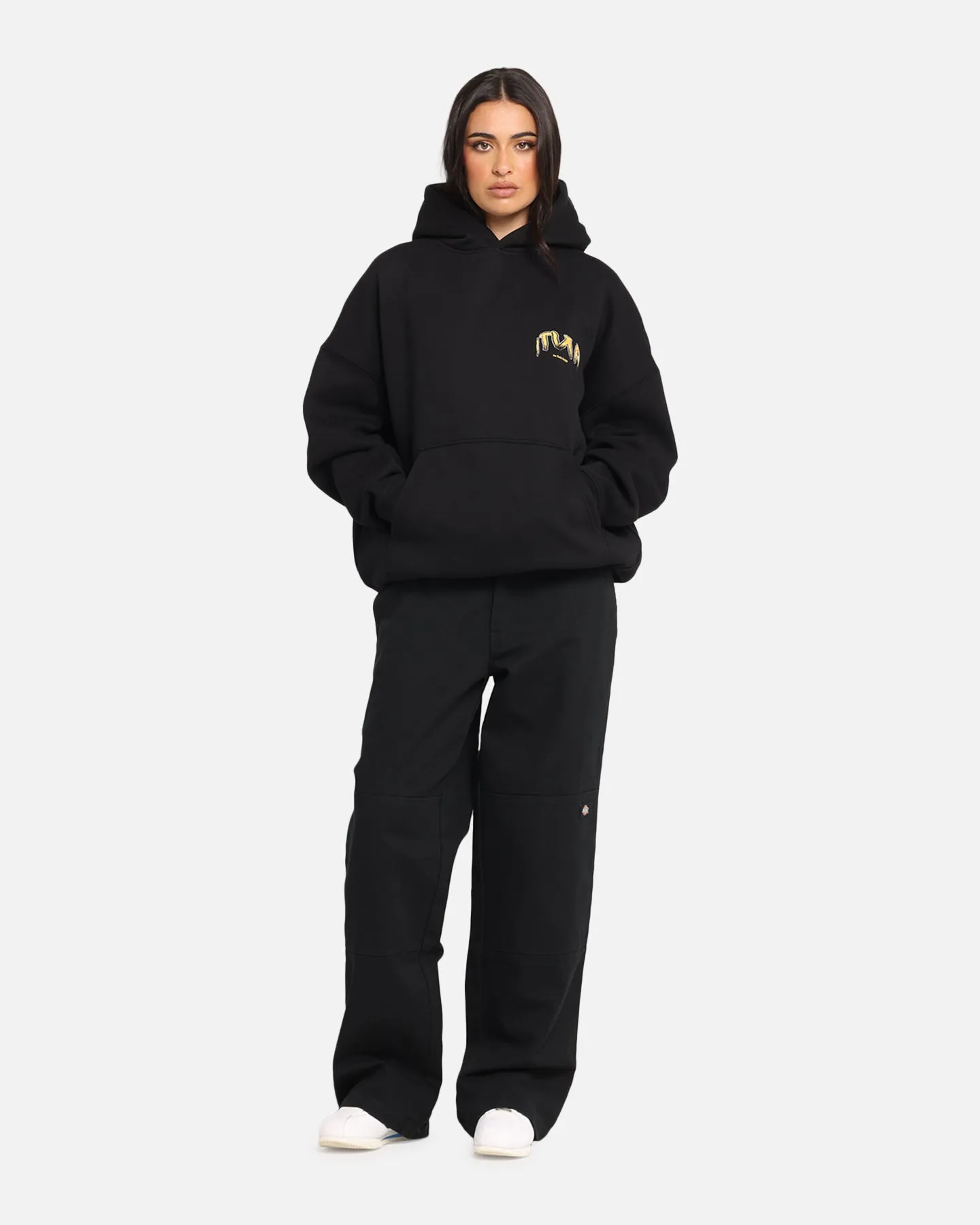 The Anti Order Anti Collegate Boxy Hoodie Black sold by Culture Kings product image thumbnail 4
