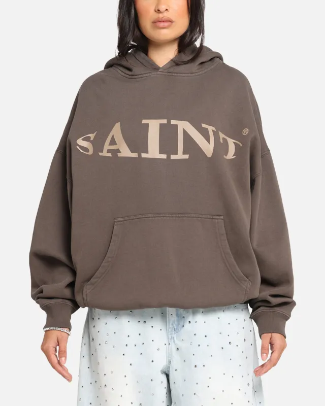 Saint Morta Vision Boxy Hoodie Brown sold by Culture Kings