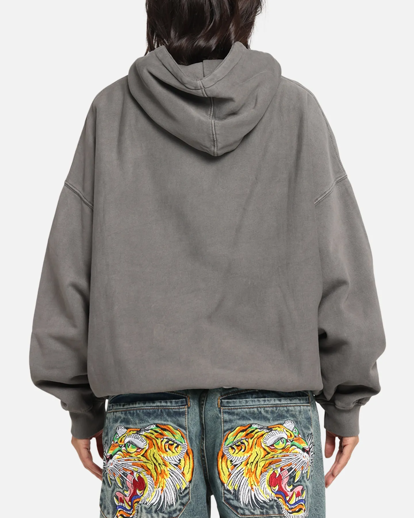 Carre Sacred Letter Hoodie Washed Charcoal sold by Culture Kings product image thumbnail 3