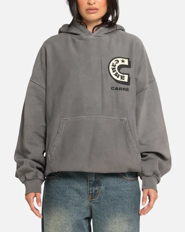 Carre Sacred Letter Hoodie Washed Charcoal sold by Culture Kings