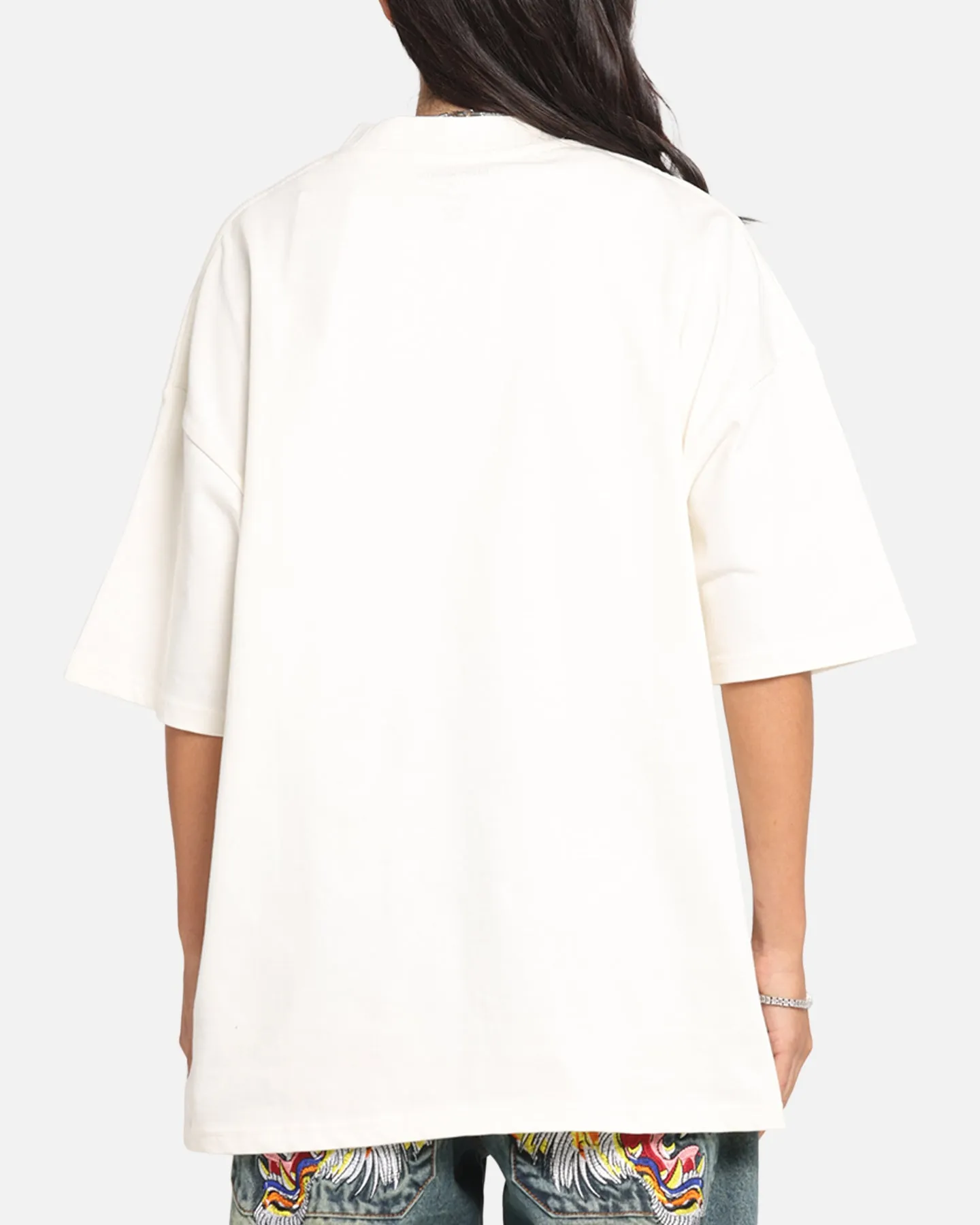 Saint Morta Scripture Mock Neck T-Shirt Off White sold by Culture Kings product image thumbnail 3