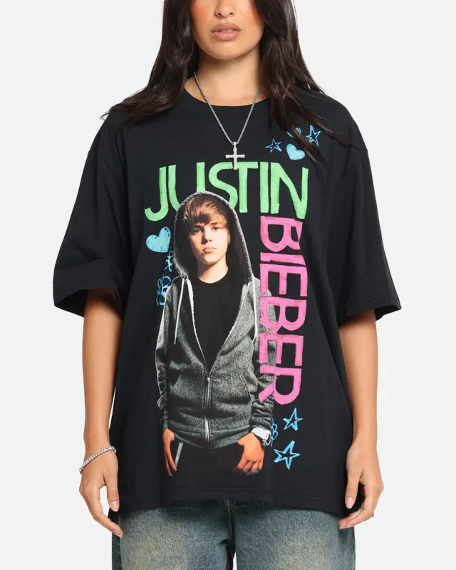 Justin Bieber Bieber T-Shirt Black made by Justin Bieber