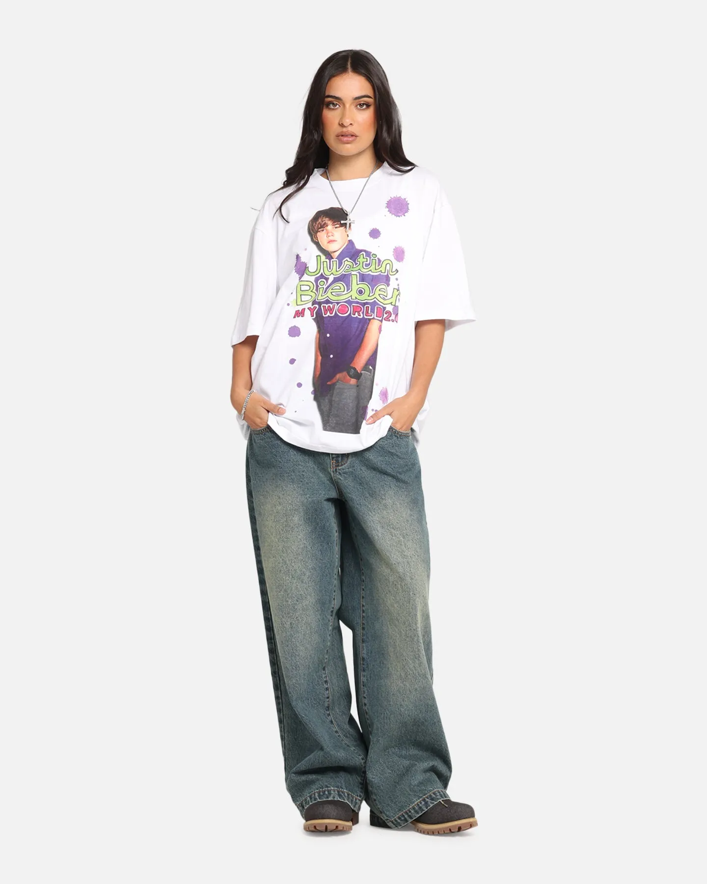 Justin Bieber My World T-Shirt White sold by Culture Kings product image thumbnail 2
