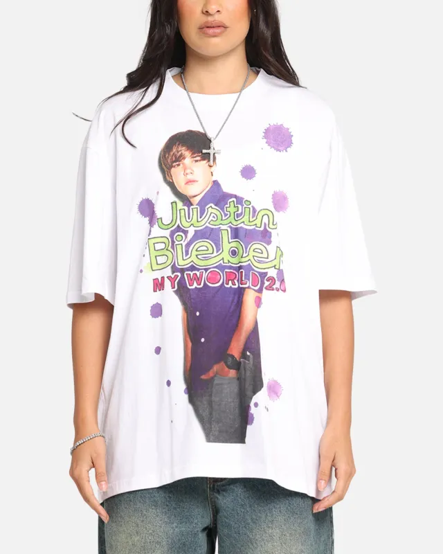 Justin Bieber My World T-Shirt White made by Justin Bieber