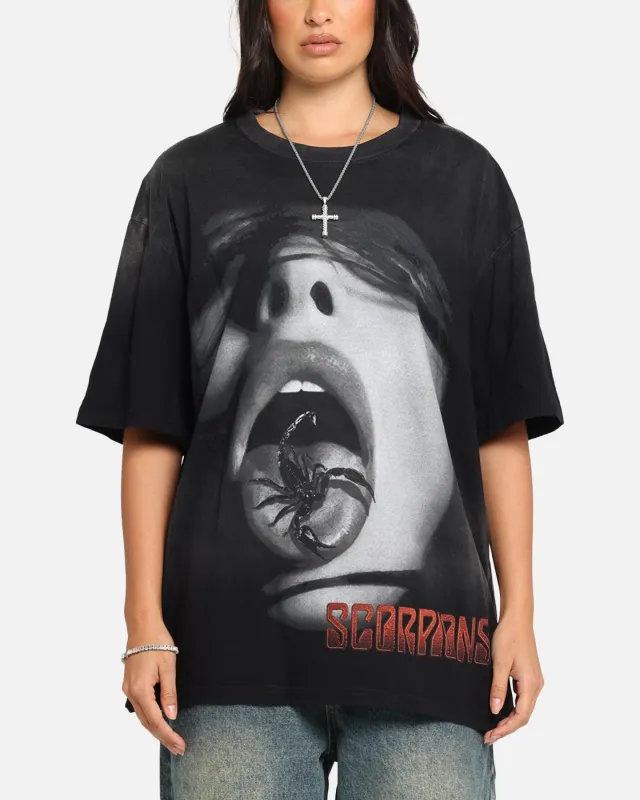 Scorpions Scorpions Blacked Out T-Shirt Washed Black sold by Culture Kings