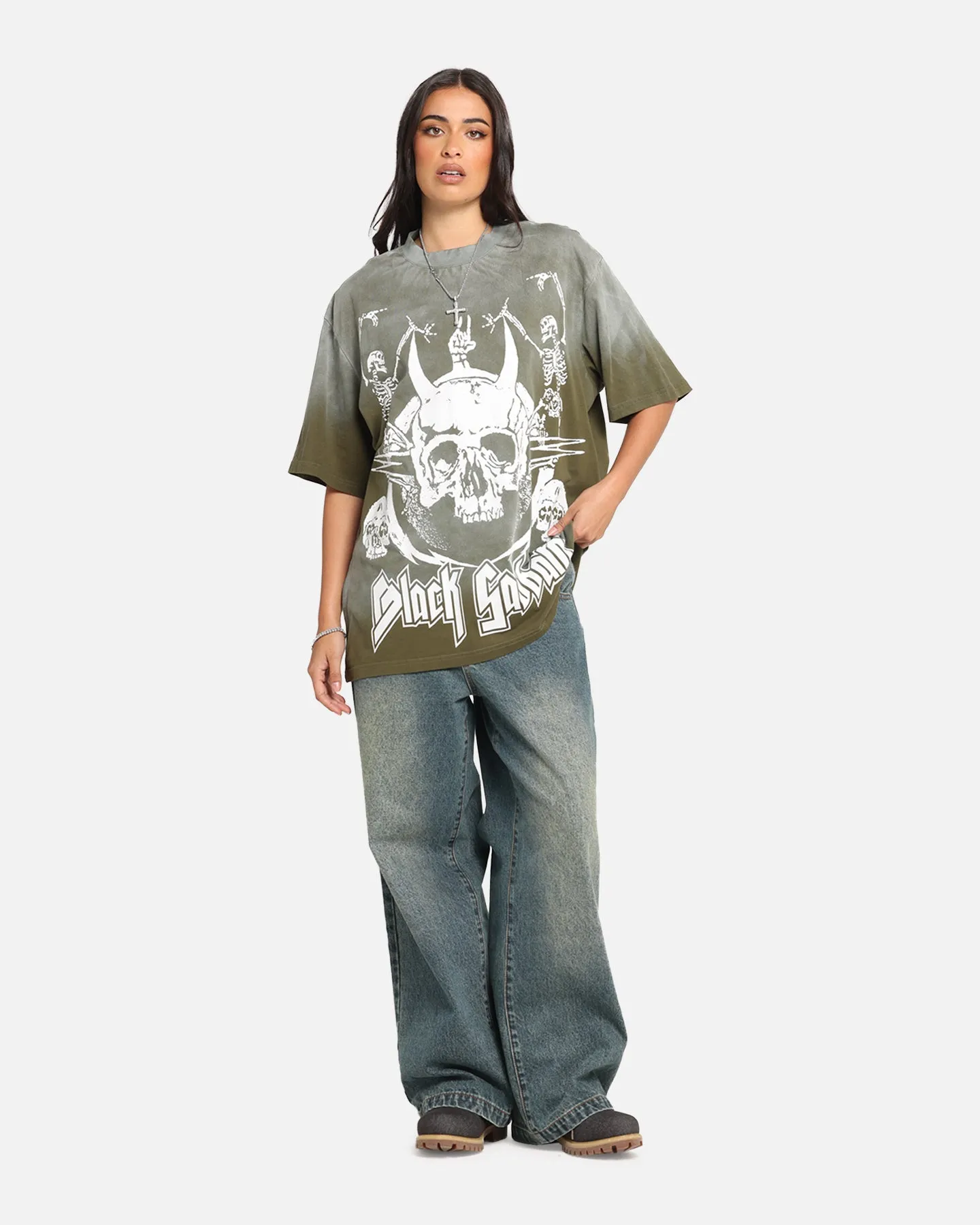 Black Sabbath Sabbath Hem Vintage T-Shirt Washed Black sold by Culture Kings product image thumbnail 2