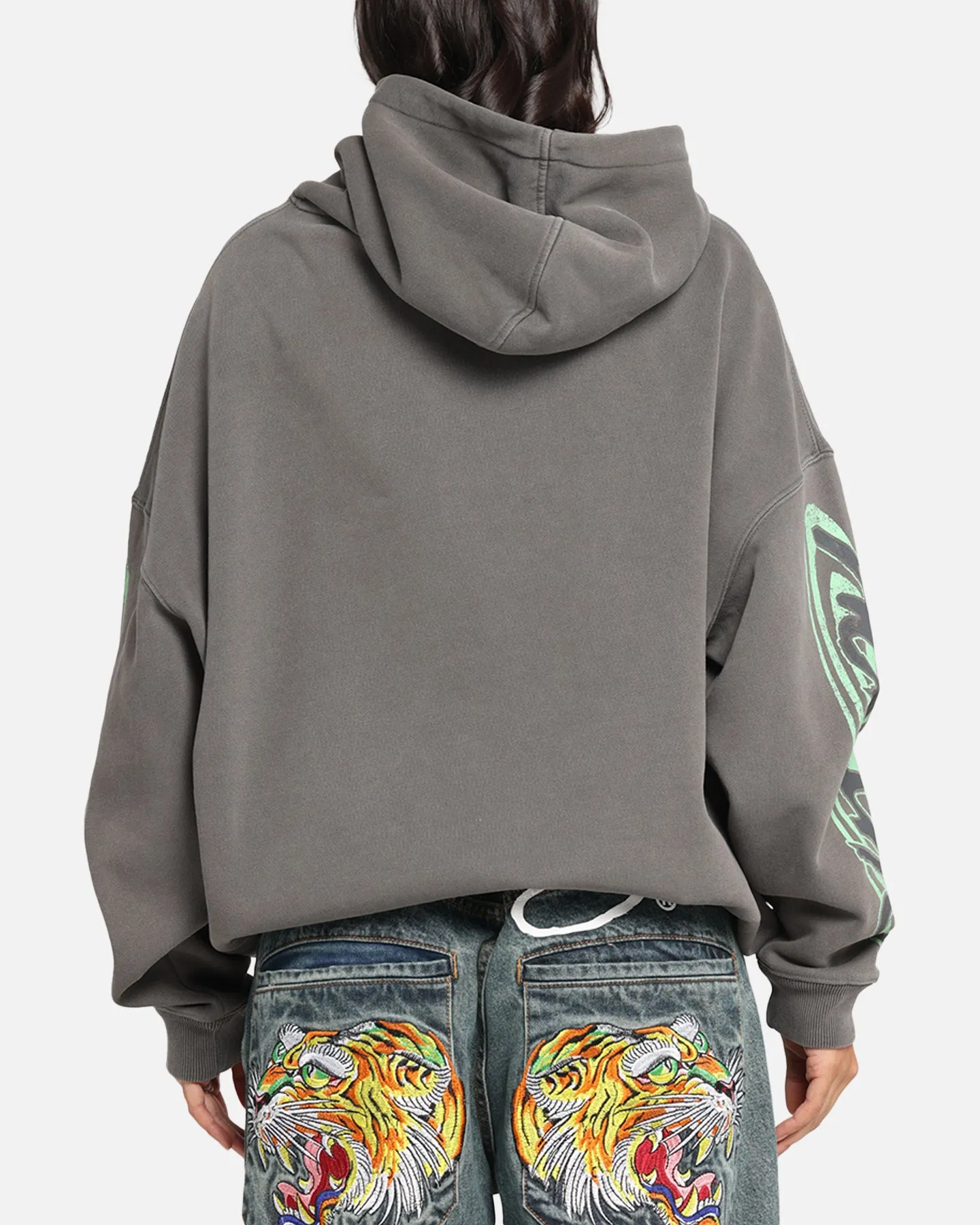 Goat Crew X Naruto Sage Mode Premium Hoodie Washed Charcoal sold by Culture Kings product image thumbnail 3