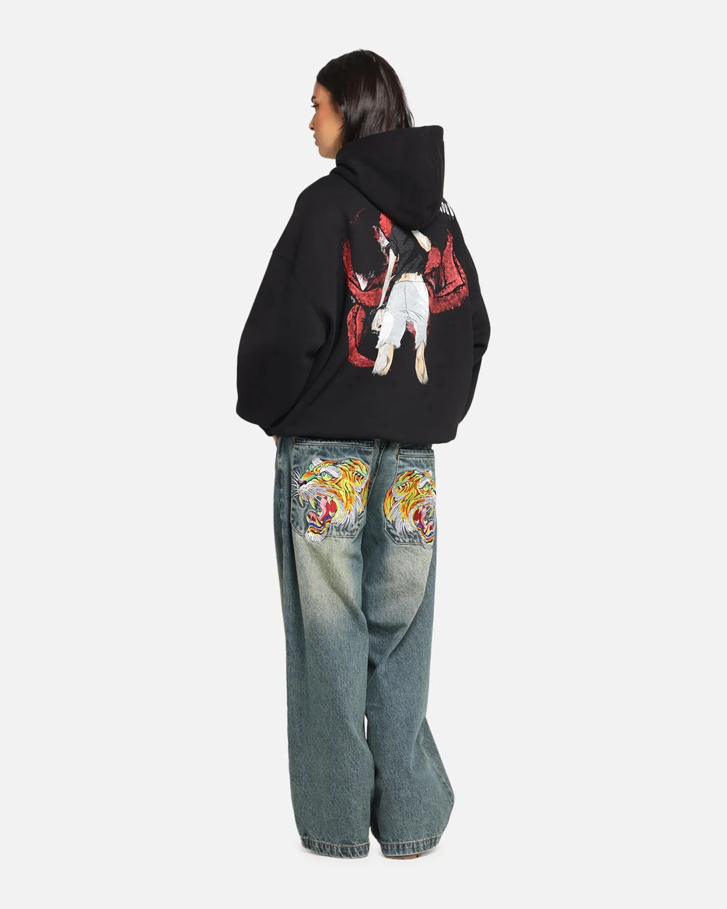 Goat Crew X Tokyo Ghoul Kaneki Premium Hoodie Black sold by Culture Kings product image thumbnail 3