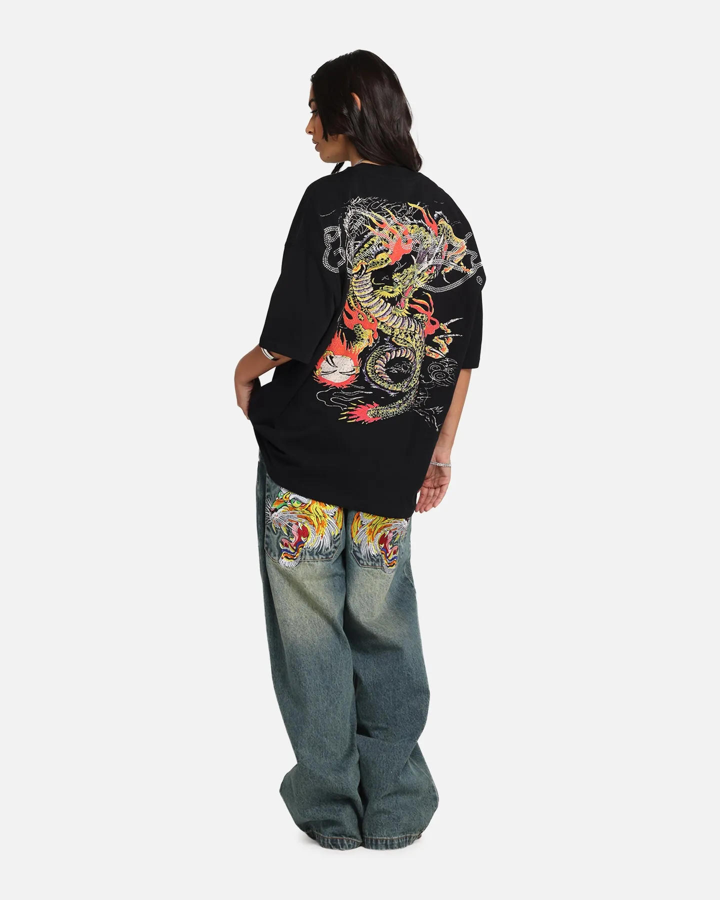 Ed Hardy Rhinestone Dragon Vintage T-Shirt Vintage Wash sold by Culture Kings product image thumbnail 3