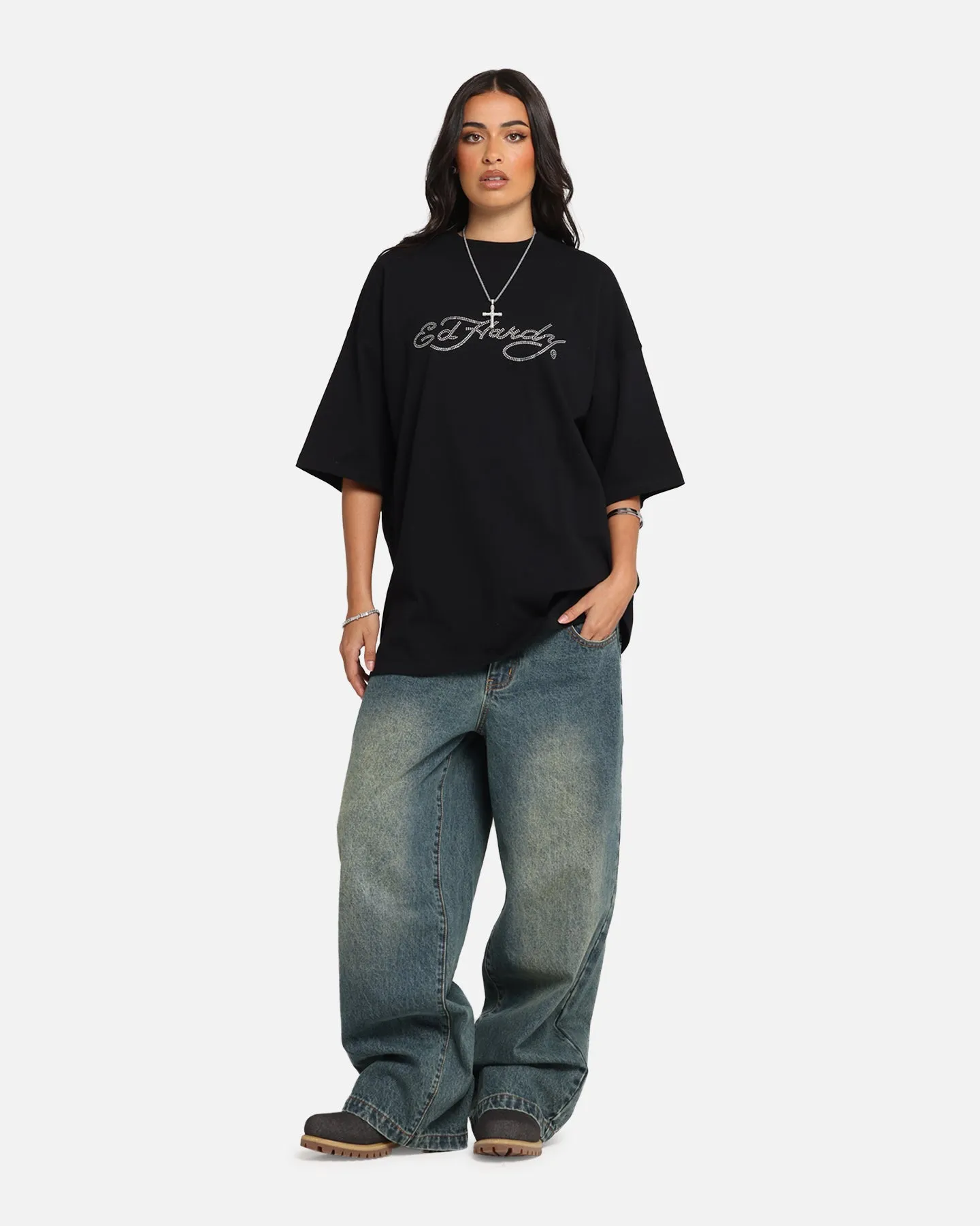 Ed Hardy Rhinestone Dragon Vintage T-Shirt Vintage Wash sold by Culture Kings product image thumbnail 4