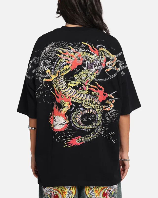 Ed Hardy Rhinestone Dragon Vintage T-Shirt Vintage Wash sold by Culture Kings