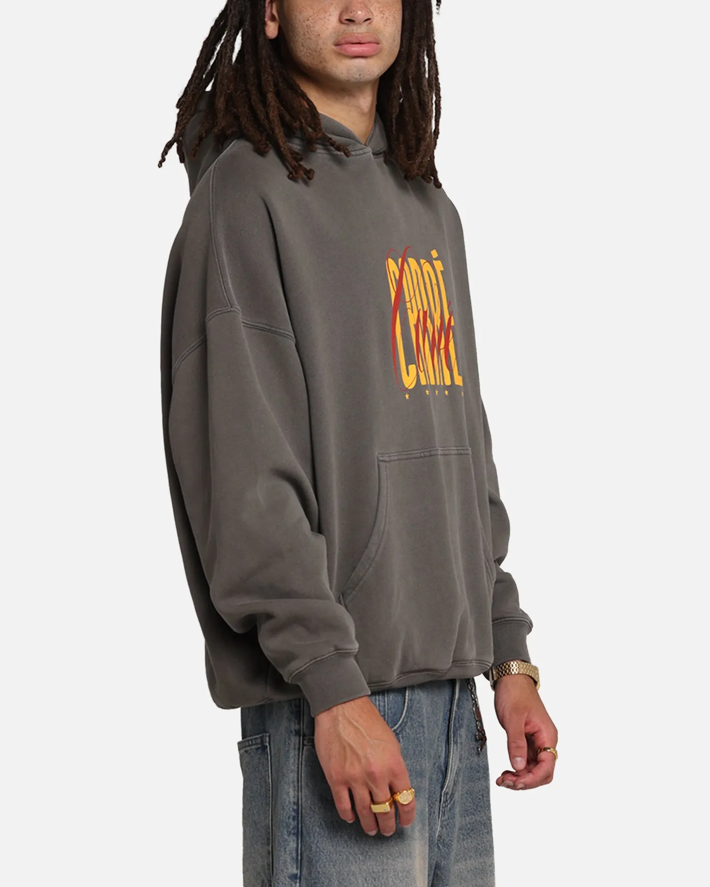 Carre Golden Scale Hoodie Washed Charcoal sold by Culture Kings product image thumbnail 5