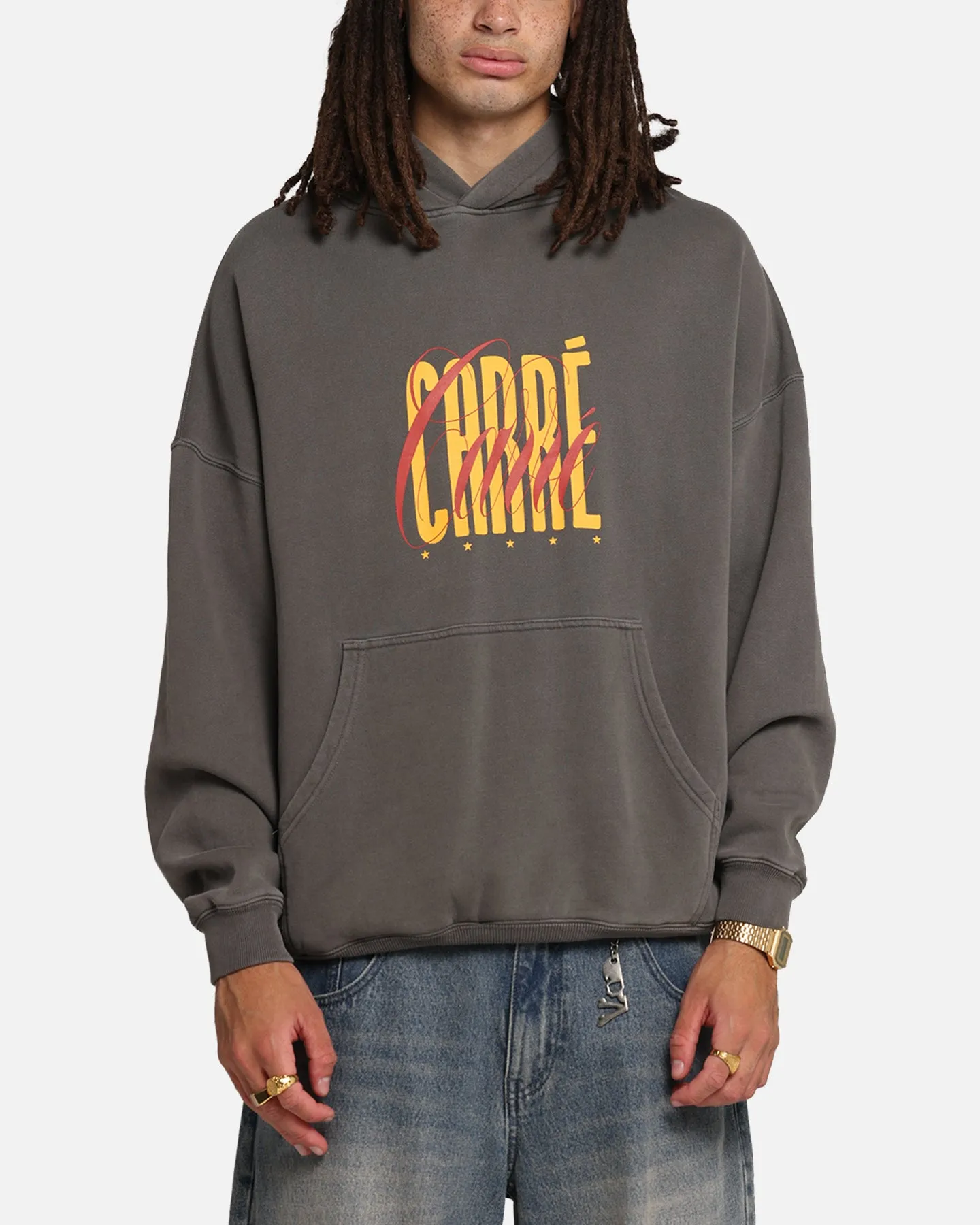 Carre Golden Scale Hoodie Washed Charcoal sold by Culture Kings product image thumbnail 2