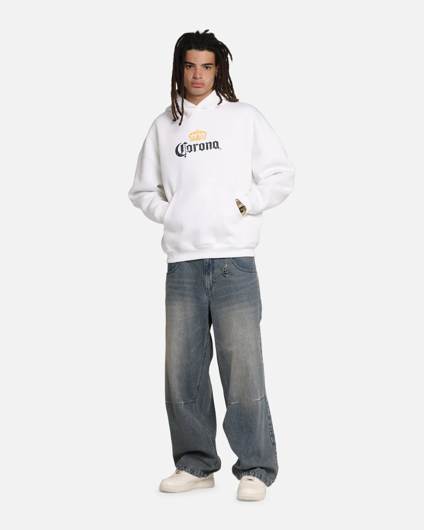 73Studio Corona Premium Hoodie White sold by Culture Kings product image thumbnail 4