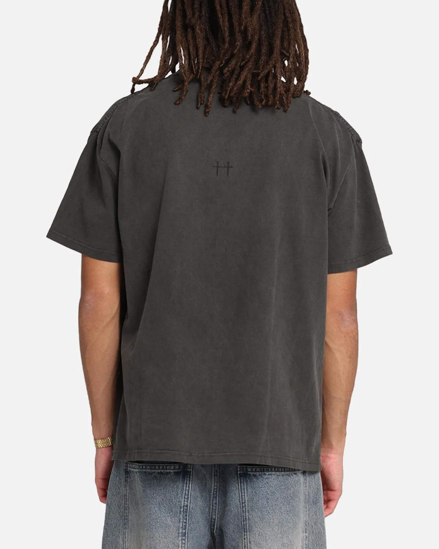 Saint Morta Studios Boxy T-Shirt Black Wash sold by Culture Kings product image thumbnail 3
