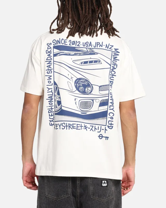 Key Street Halftone T-Shirt Off White sold by Culture Kings