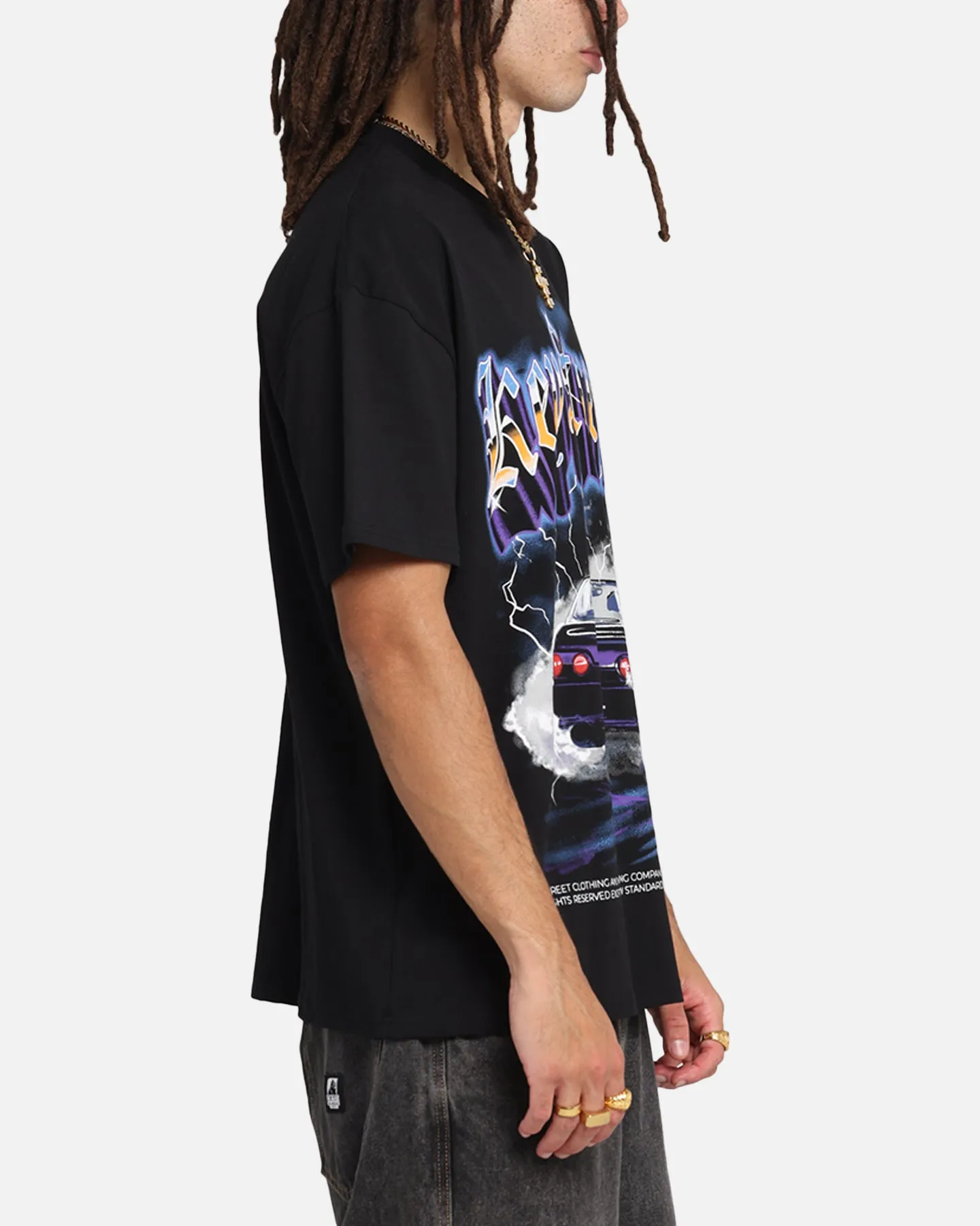 Key Street Burnout T-Shirt Black sold by Culture Kings product image thumbnail 4