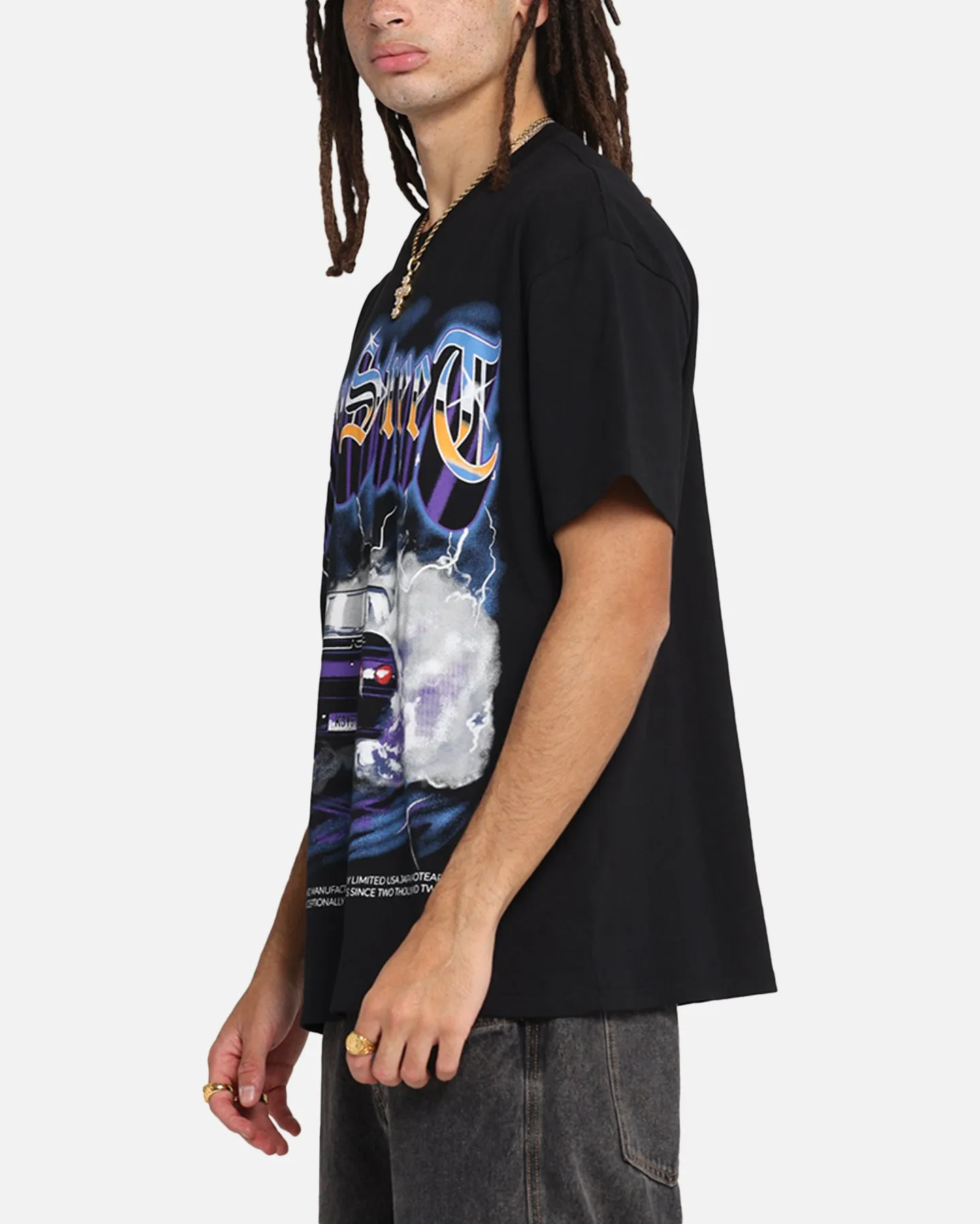 Key Street Burnout T-Shirt Black sold by Culture Kings product image thumbnail 5