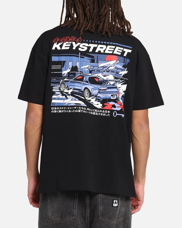 Key Street Send It T-Shirt Black sold by Culture Kings