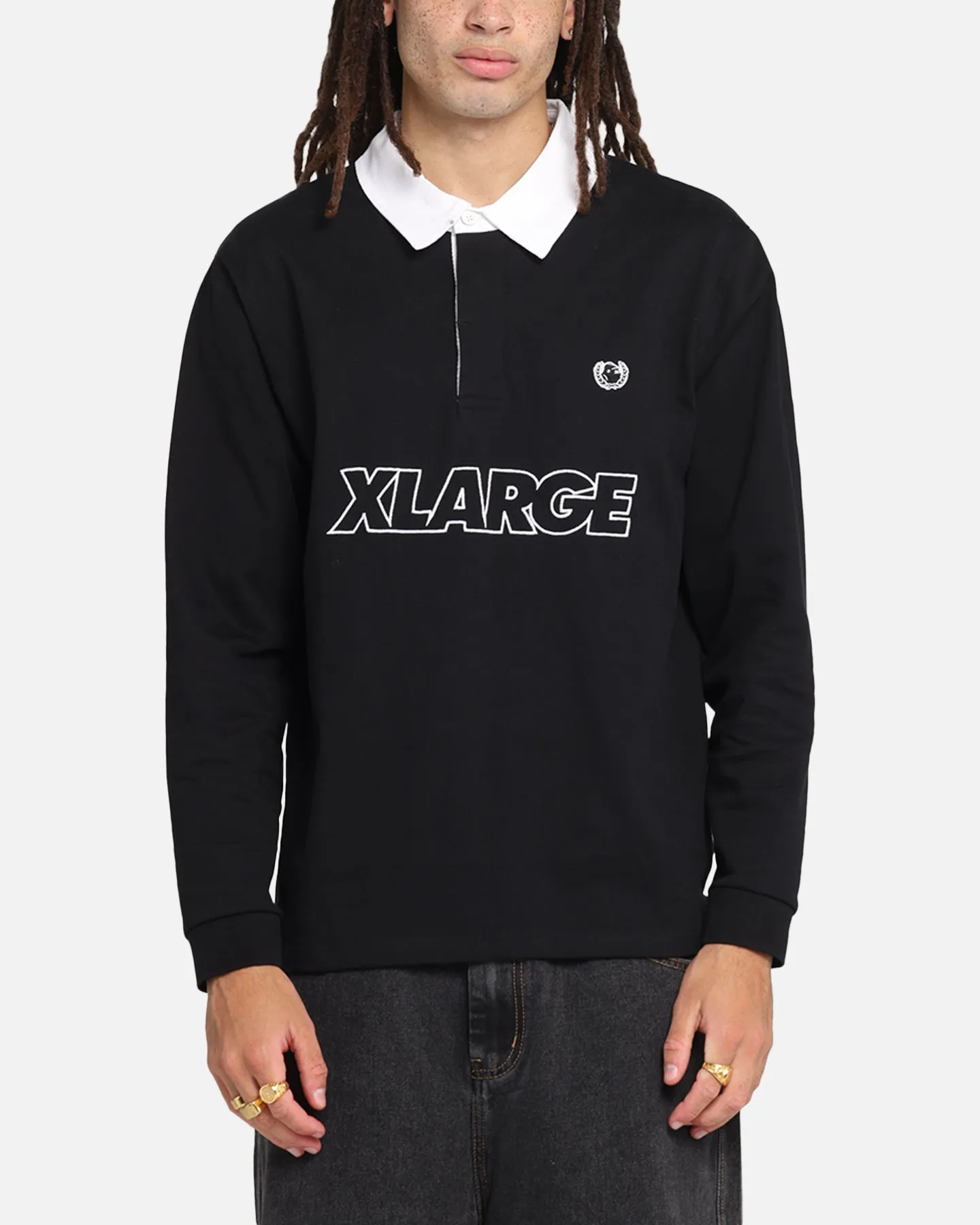 X-Large XL Wreath Rugby Jersey Black sold by Culture Kings