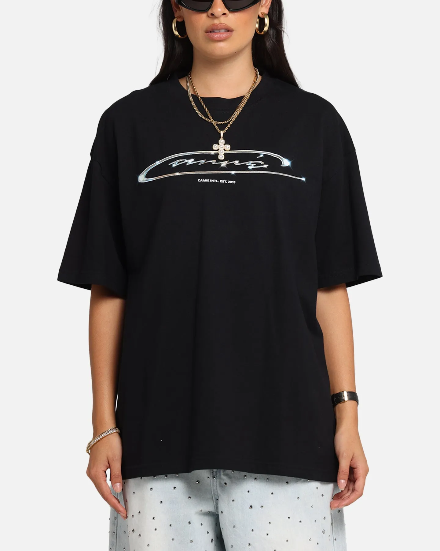 Carre Cold Shine T-Shirt Black sold by Culture Kings