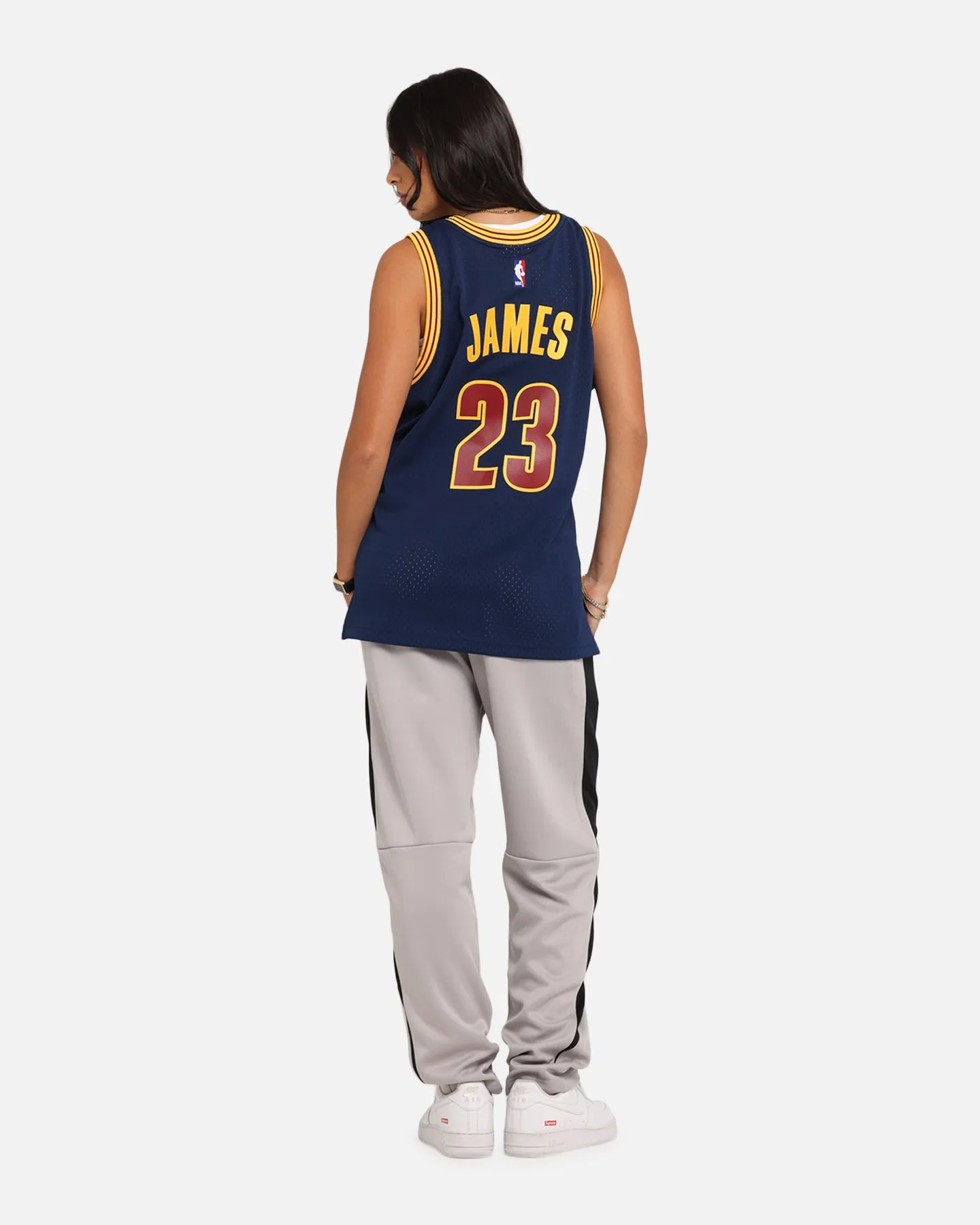 Mitchell & Ness Cleveland Cavaliers Lebron James Swing Jersey Blue sold by Culture Kings product image thumbnail 4