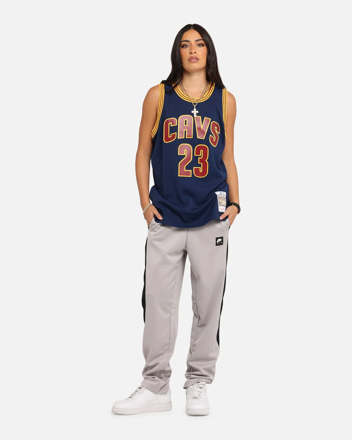 Mitchell & Ness Cleveland Cavaliers Lebron James Swing Jersey Blue sold by Culture Kings product image thumbnail 3