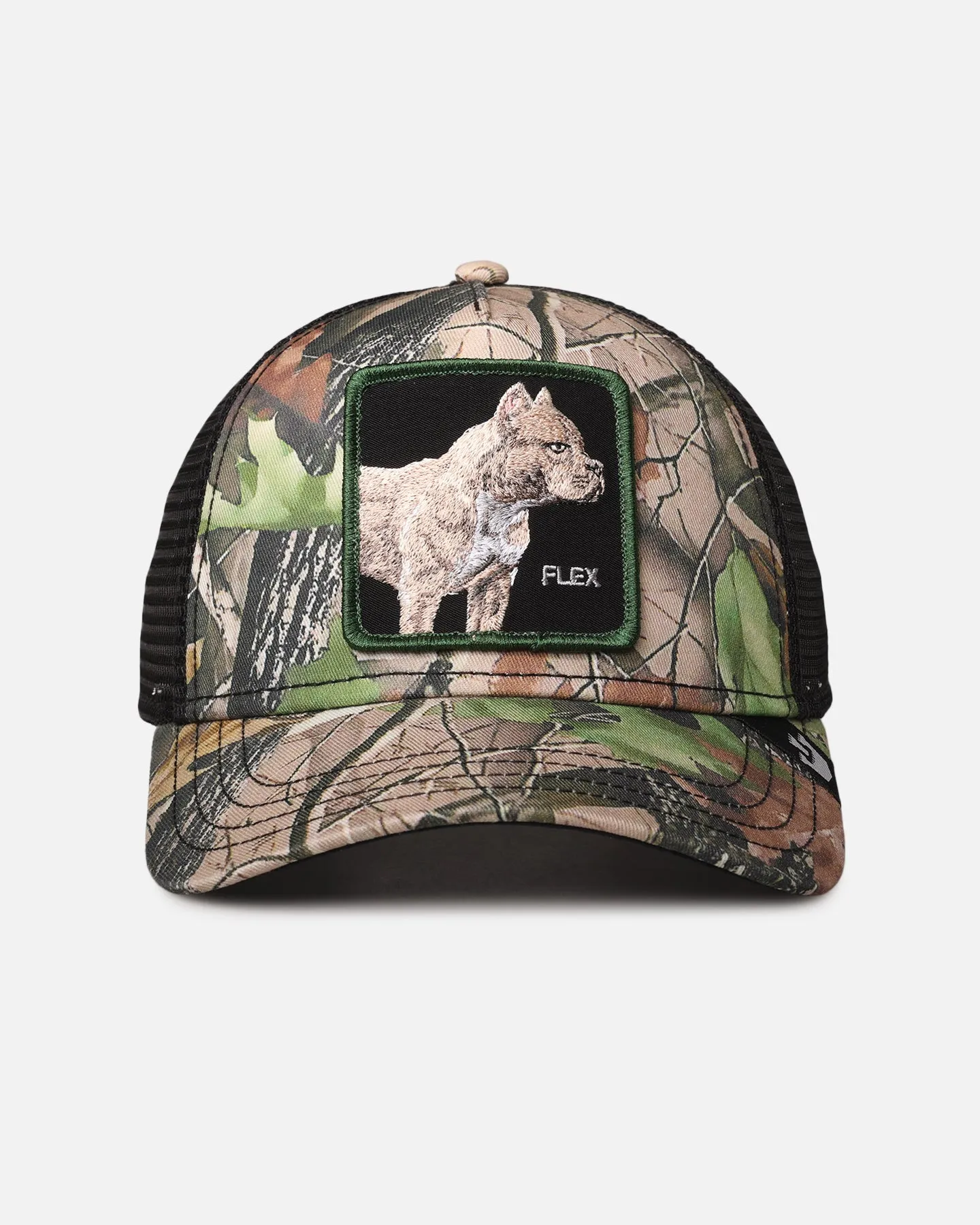 Goorin Bros Deceptive Trucker Snapback Real Tree Camo sold by Culture Kings