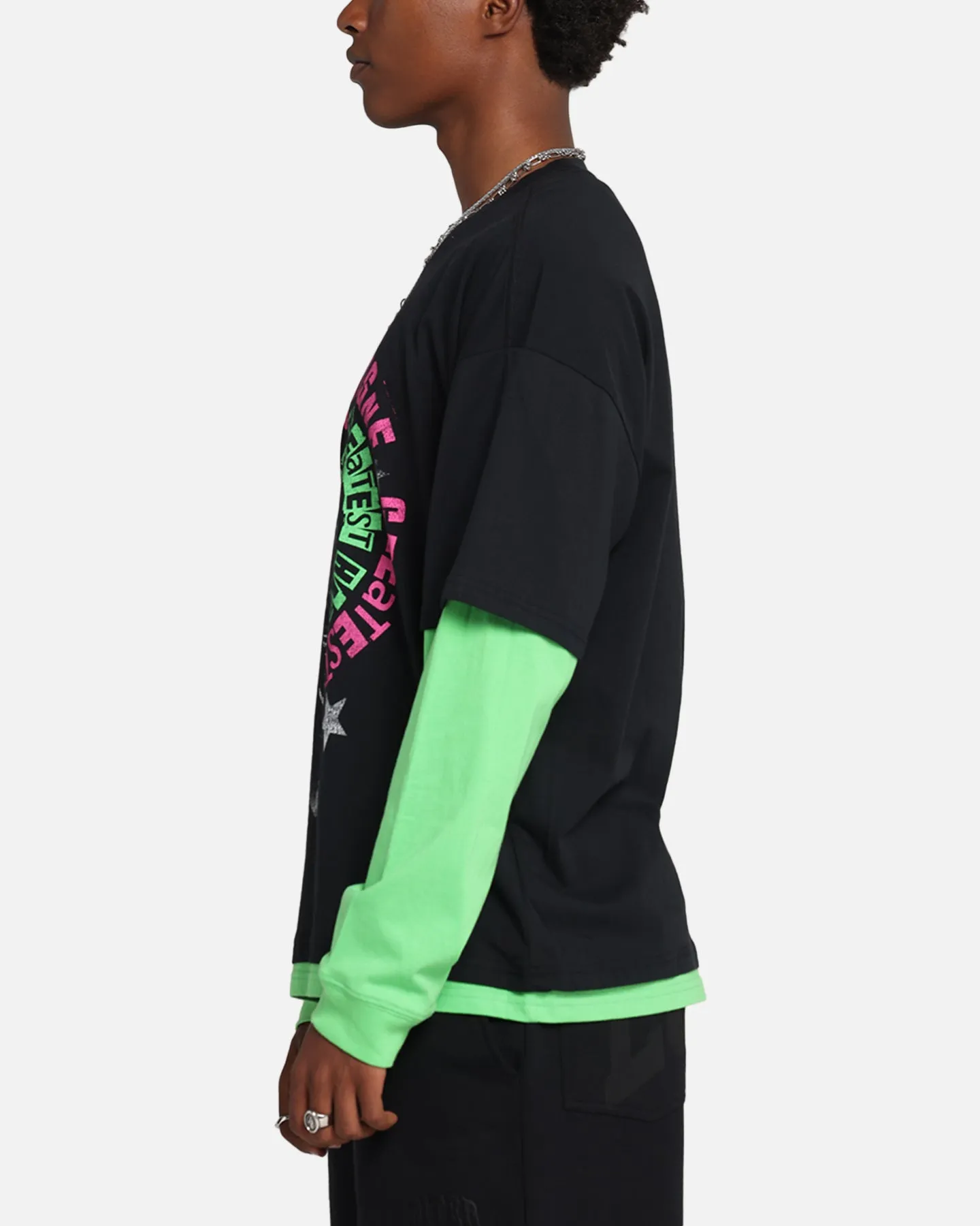 Avril Lavigne Avril Layered Long Sleeve T-Shirt Black Wash sold by Culture Kings product image thumbnail 5