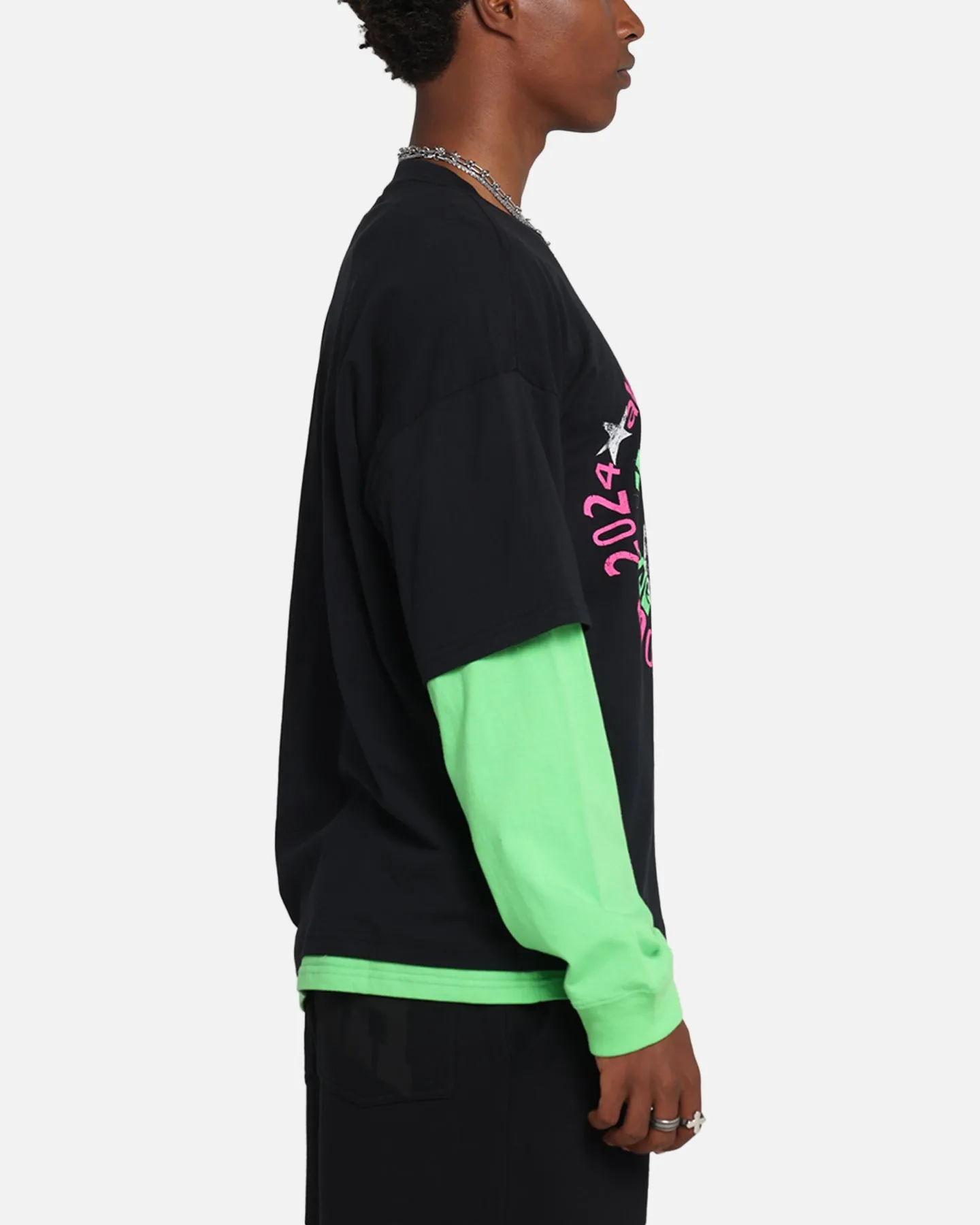 Avril Lavigne Avril Layered Long Sleeve T-Shirt Black Wash sold by Culture Kings product image thumbnail 4