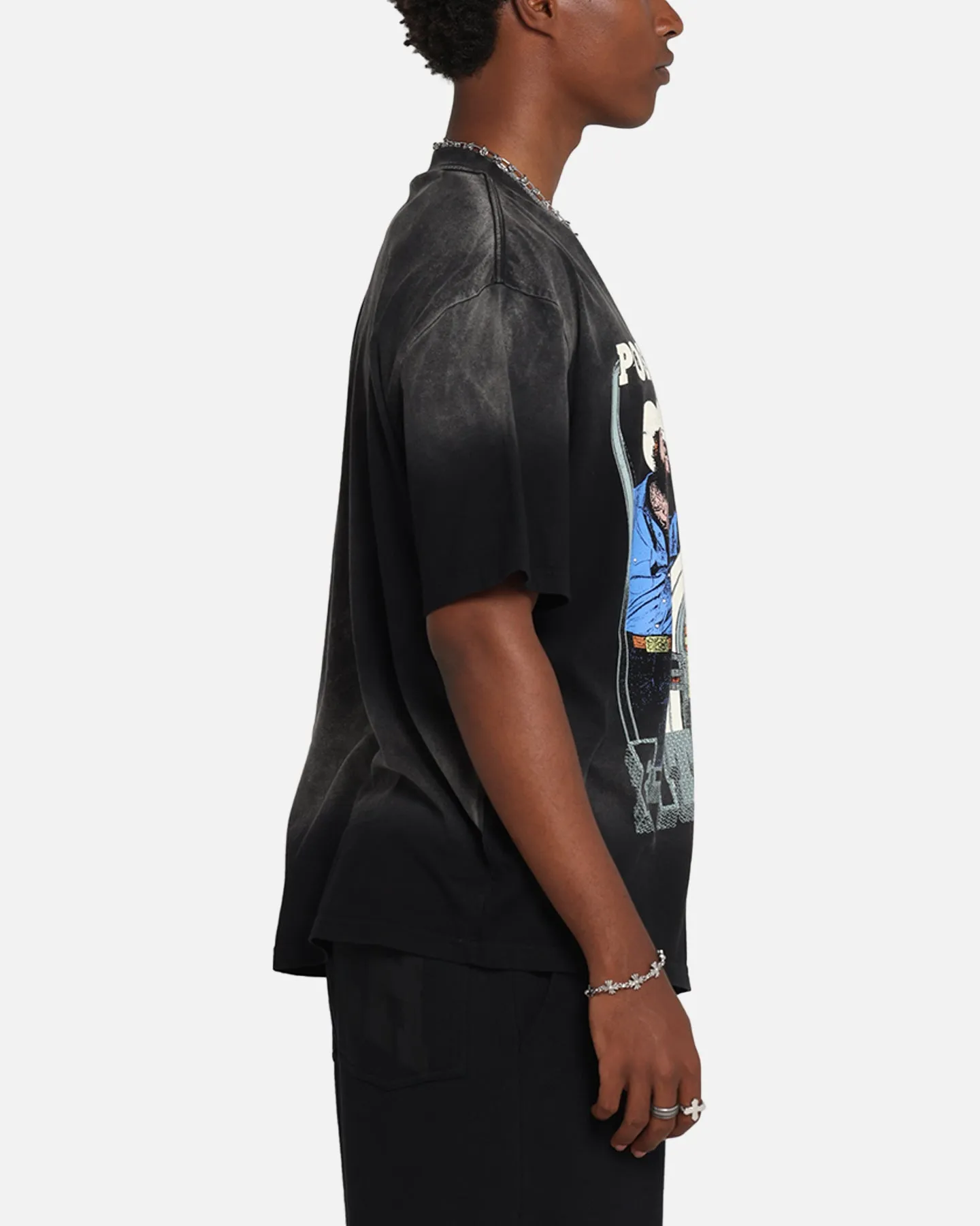 Post Malone F-1 Trillion Horse T-Shirt Black Wash sold by Culture Kings product image thumbnail 4