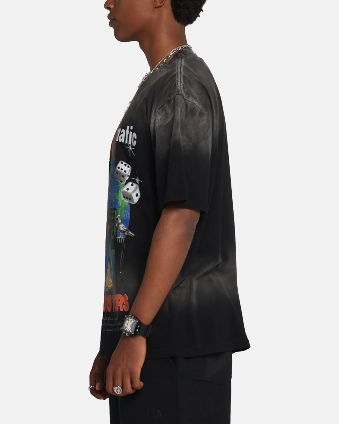 Nas The World Is Yours T-Shirt Washed Black sold by Culture Kings product image thumbnail 5