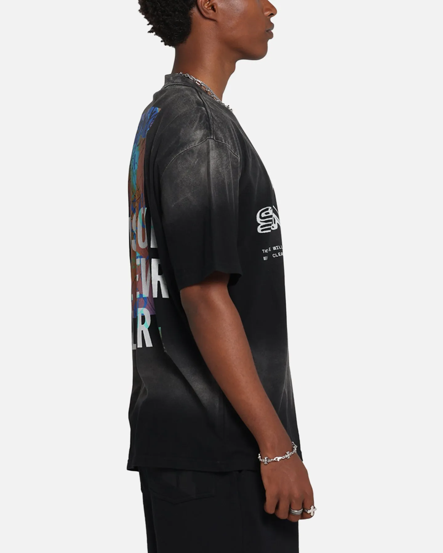 Pop Smoke Never Clear T-Shirt Black Wash sold by Culture Kings product image thumbnail 5