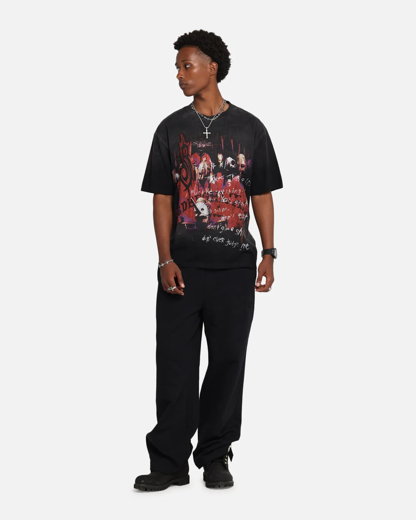 Slipknot Slipknot Blacked Out T-Shirt Washed Black sold by Culture Kings product image thumbnail 3