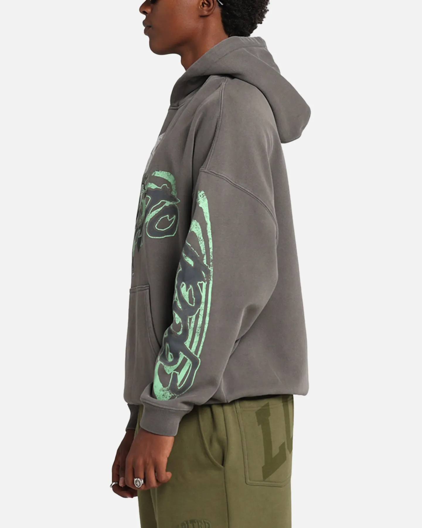 Goat Crew X Naruto Sage Mode Premium Hoodie Washed Charcoal sold by Culture Kings product image thumbnail 5