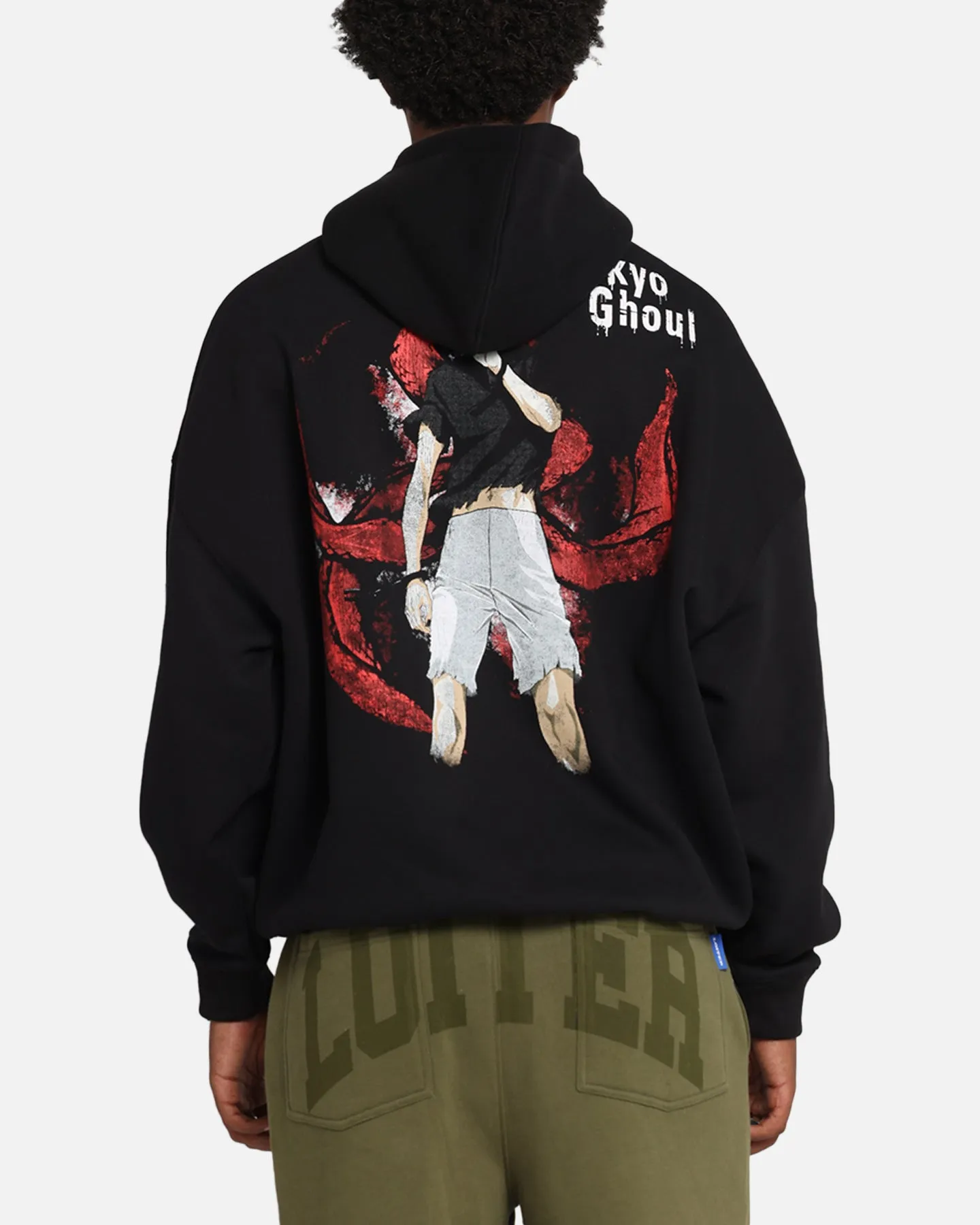 Goat Crew X Tokyo Ghoul Kaneki Premium Hoodie Black sold by Culture Kings
