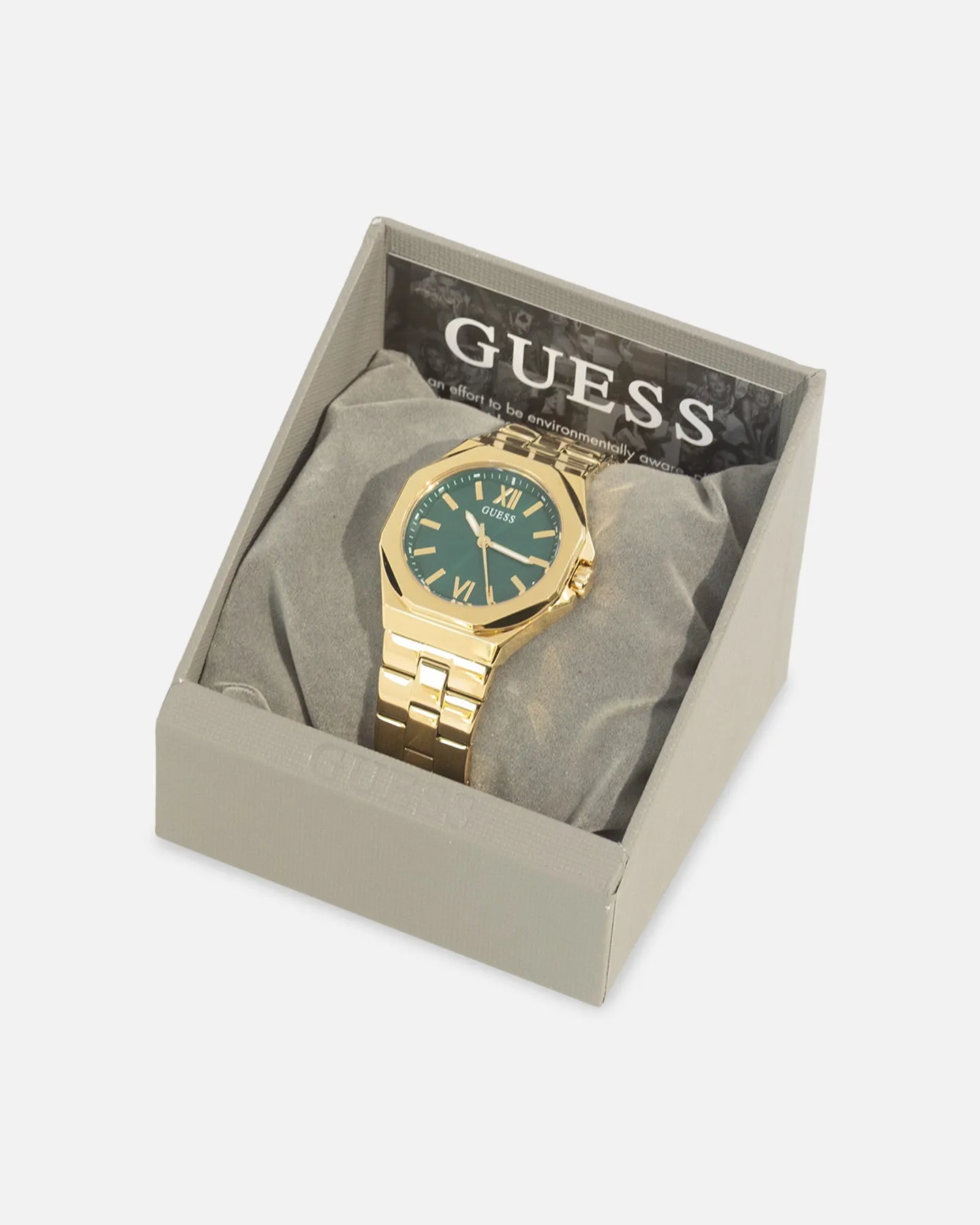 Guess Mainline Women's Empress Bracelet Watch Gold/Green sold by Culture Kings product image thumbnail 3