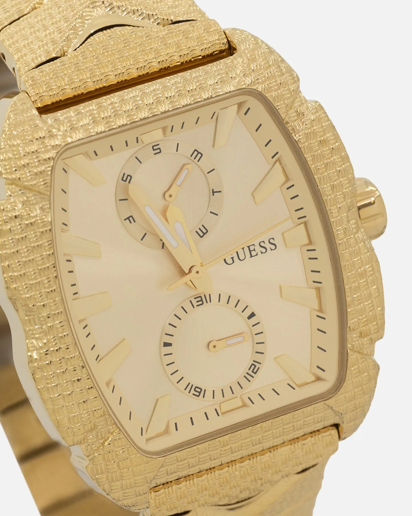 Guess Mainline Nile Textured Bracelet Watch Gold sold by Culture Kings product image thumbnail 3