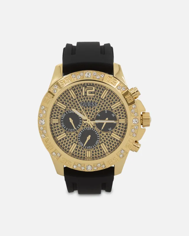 Guess Mainline Majestic Crystal Watch Gold/Green sold by Culture Kings