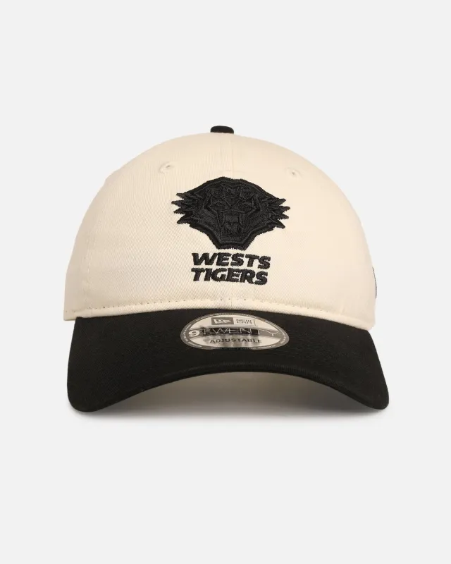New Era Wests Tigers 'NRL Two Tone' 9TWENTY Strapback Chrome White/Black sold by Culture Kings