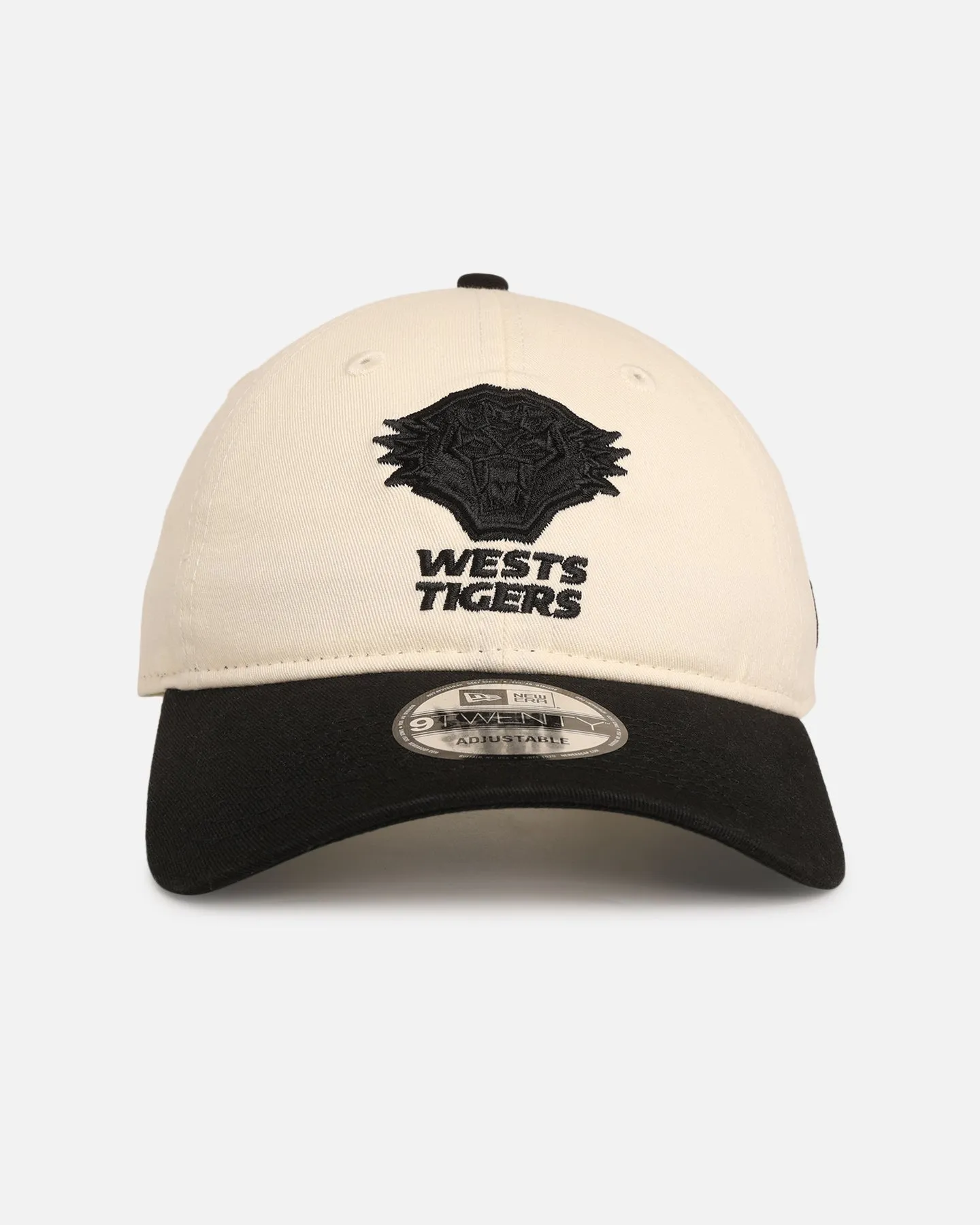 New Era Wests Tigers 'NRL Two Tone' 9TWENTY Strapback Chrome White/Black sold by Culture Kings