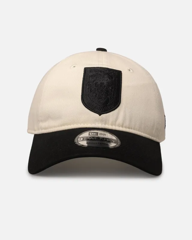 New Era St. George Illawarra Dragons 'NRL Two Tone' 9TWENTY Strapback Chrome White/Black sold by Culture Kings