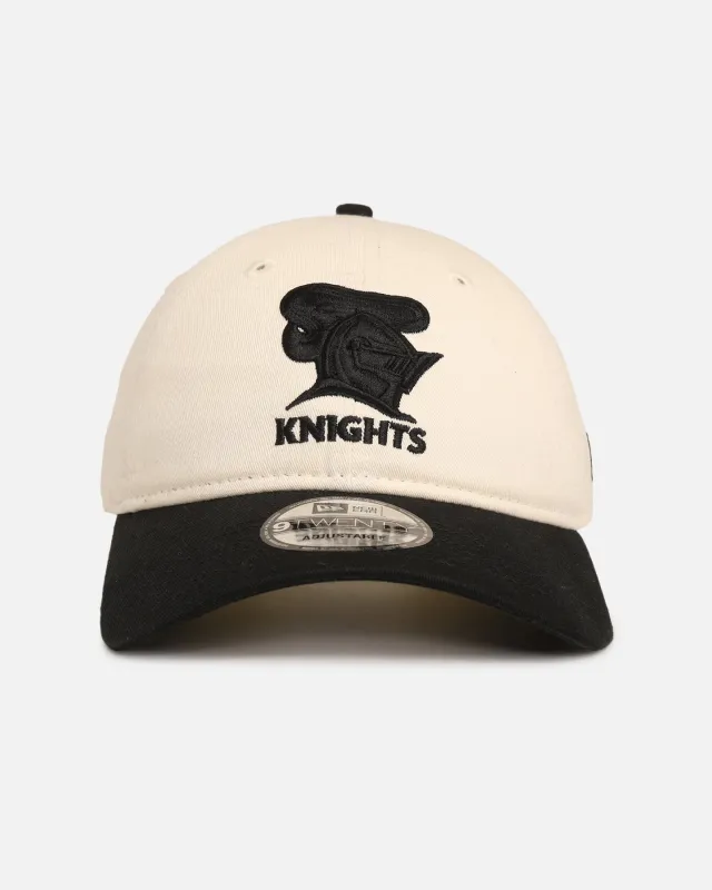 New Era Newcastle Knights 'NRL Two Tone' 9TWENTY Strapback Chrome White/Black sold by Culture Kings