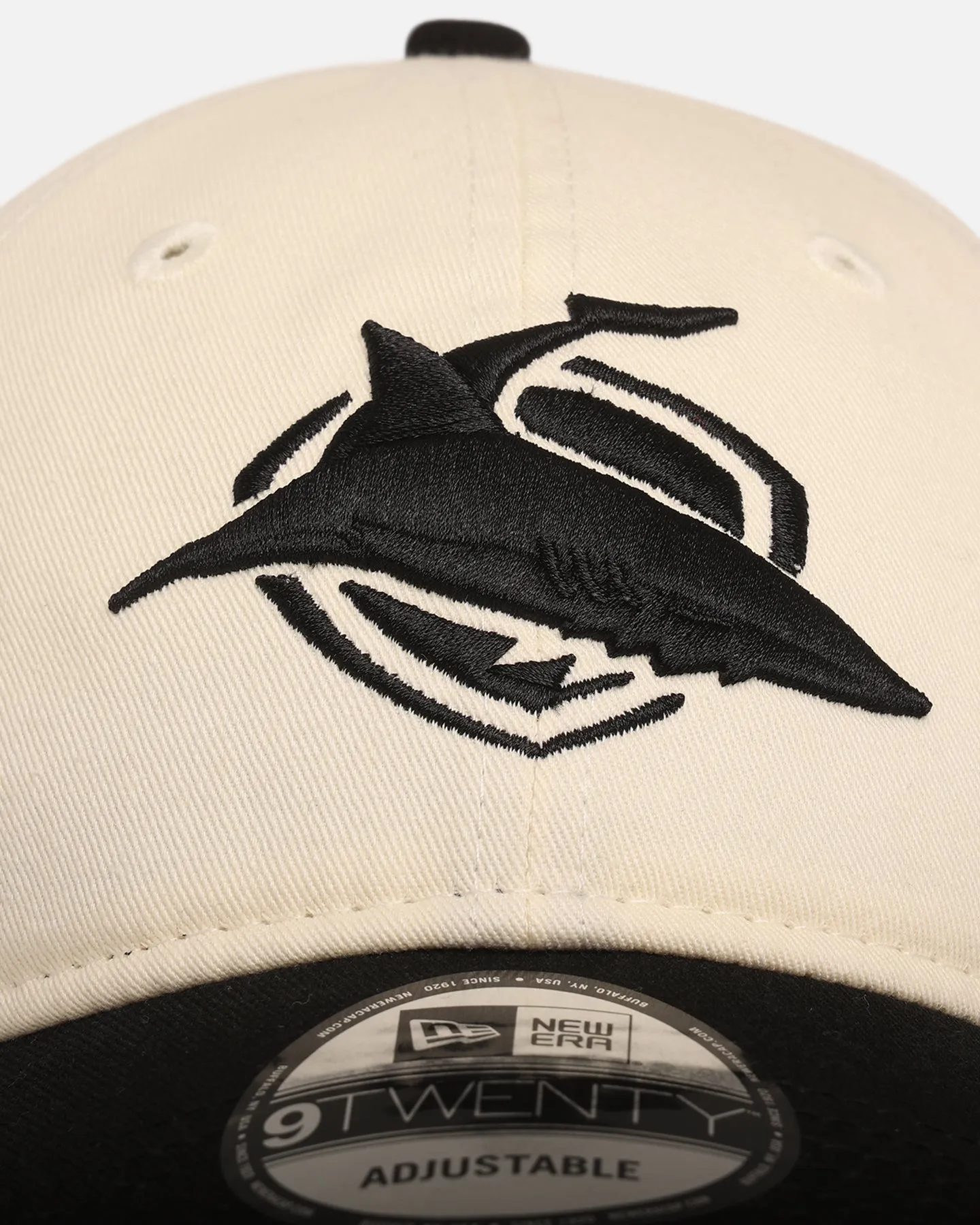 New Era Cronulla Sutherland Sharks 'NRL Two Tone' 9TWENTY Strapback Chrome White/Black sold by Culture Kings product image thumbnail 5