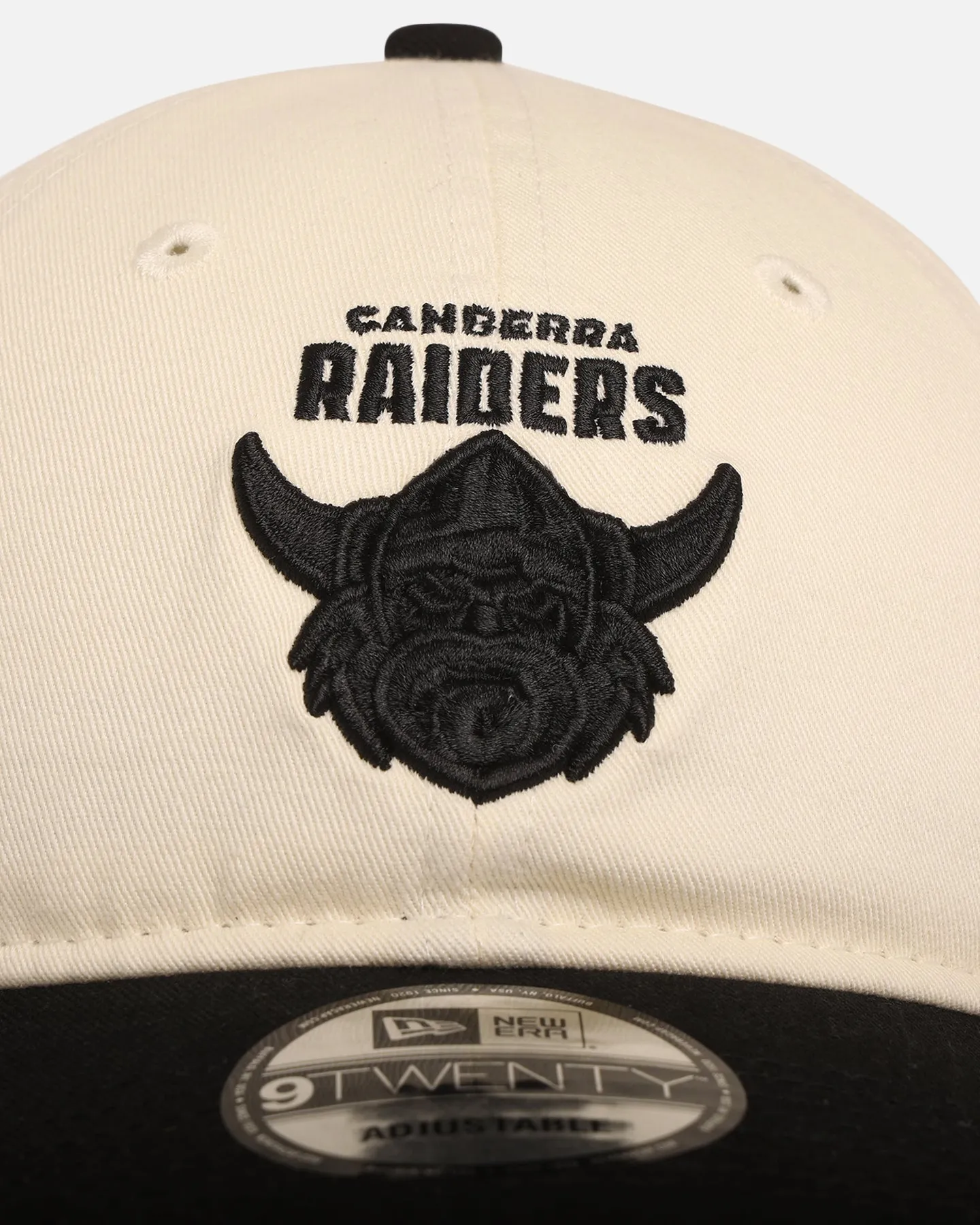 New Era Canberra Raiders 'NRL Two Tone' 9TWENTY Strapback Chrome White/Black sold by Culture Kings product image thumbnail 5
