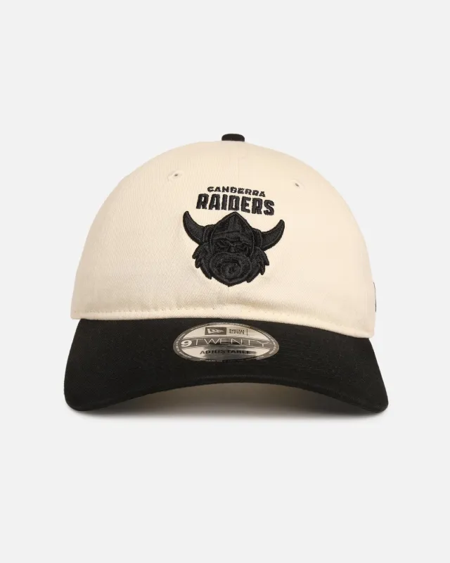 New Era Canberra Raiders 'NRL Two Tone' 9TWENTY Strapback Chrome White/Black sold by Culture Kings