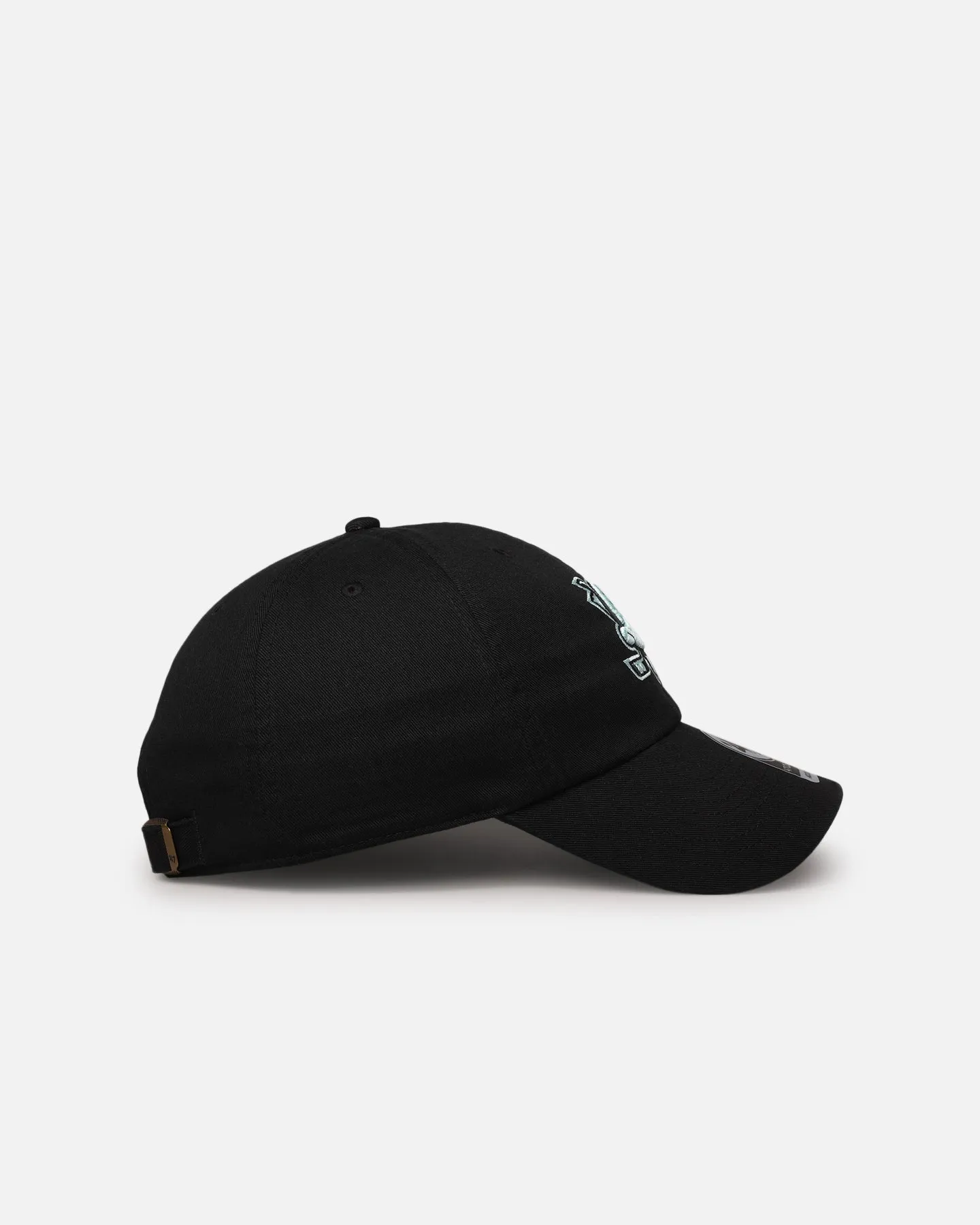 47 Brand Anaheim Ducks 47 Clean Up Strapback Black/Turquoise sold by Culture Kings product image thumbnail 3