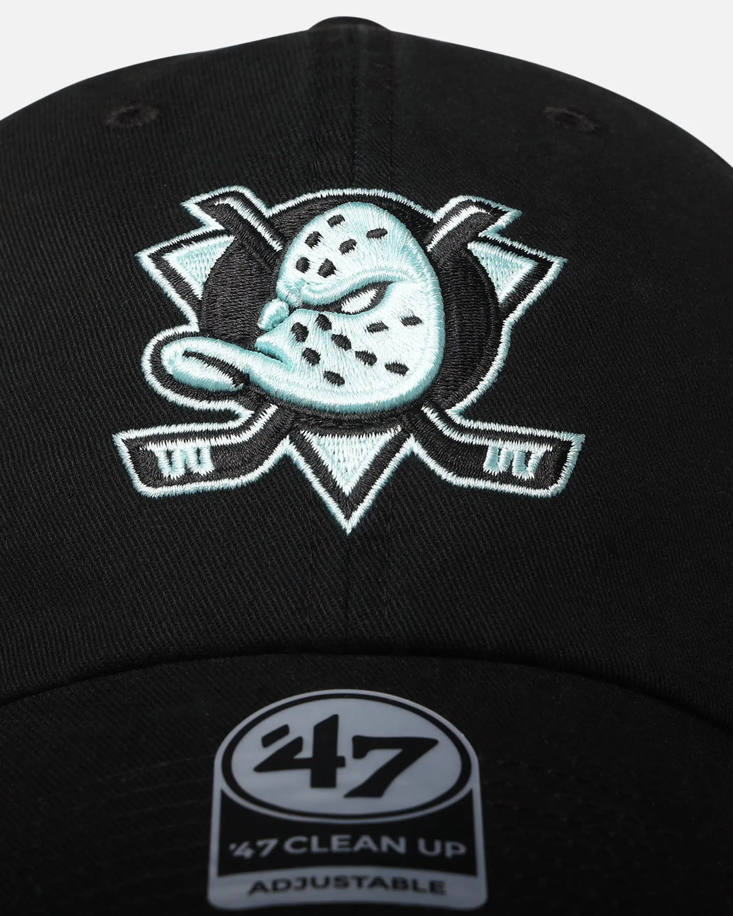 47 Brand Anaheim Ducks 47 Clean Up Strapback Black/Turquoise sold by Culture Kings product image thumbnail 5