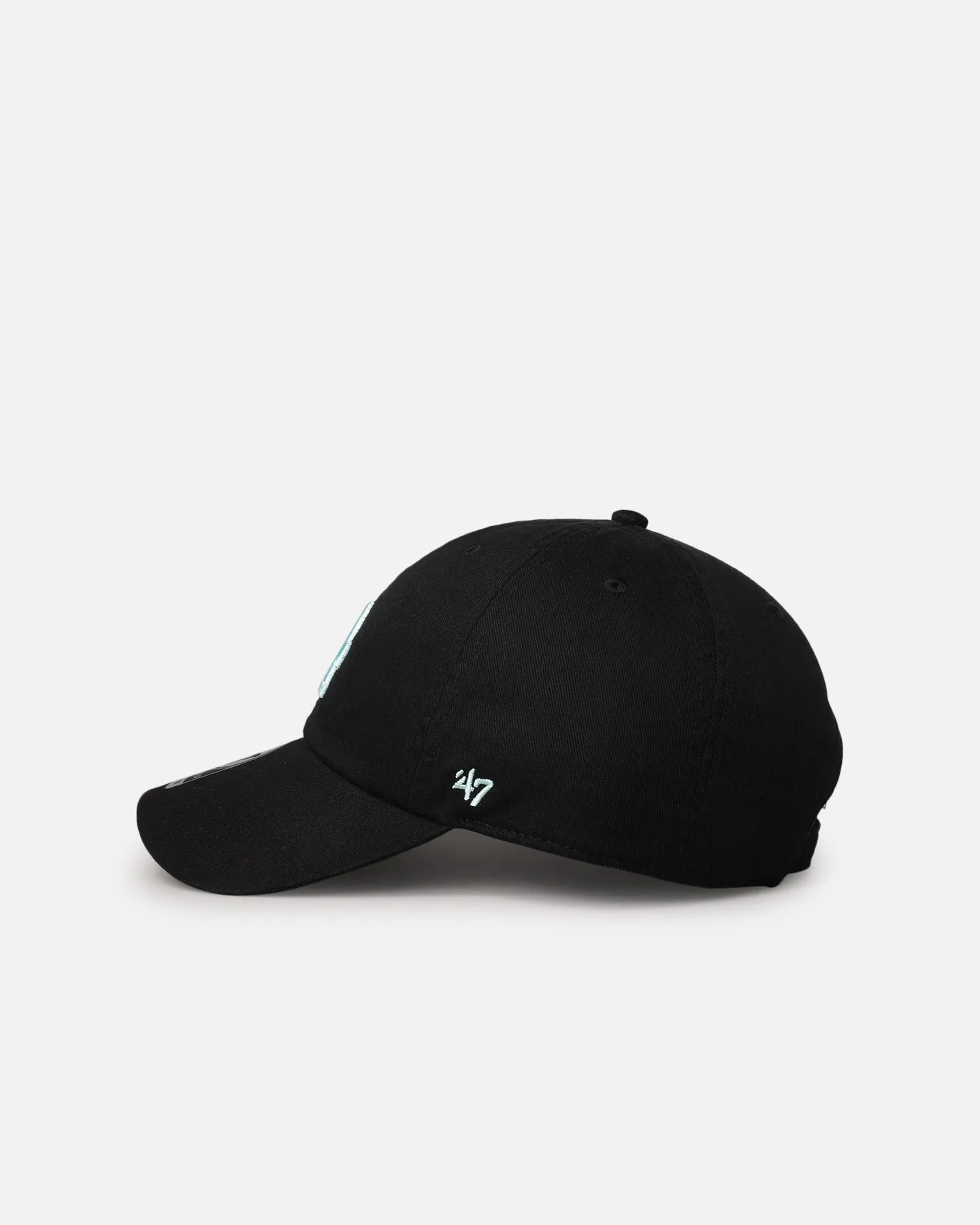 47 Brand Los Angeles Dodgers 47 Clean Up Strapback Black/Turquoise sold by Culture Kings product image thumbnail 4